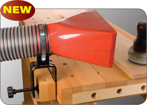 Dust Port Clamp In Use
